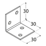 KS1 - Colțar lat 30x30x30x1,5 mm