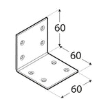 KS3 - Colțar lat 60x60x60x2,0 mm