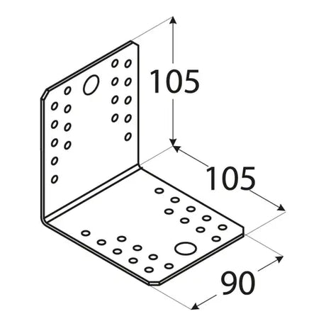 KL5 - Colțar 105x105x90x2,5 mm