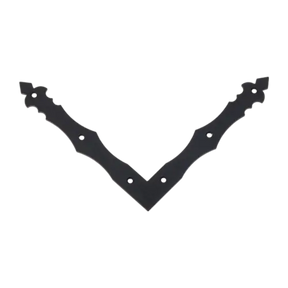 NAD 2 C - Colțar plat decorativ, negru 200x200x30x3,0 mm