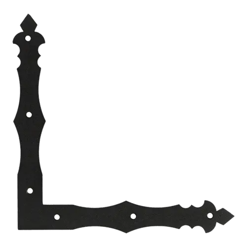 NAD 4 C - Colțar plat decorativ, negru 300x300x40x4,0 mm