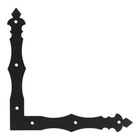 NAD 4 C - Colțar plat decorativ, negru 300x300x40x4,0 mm