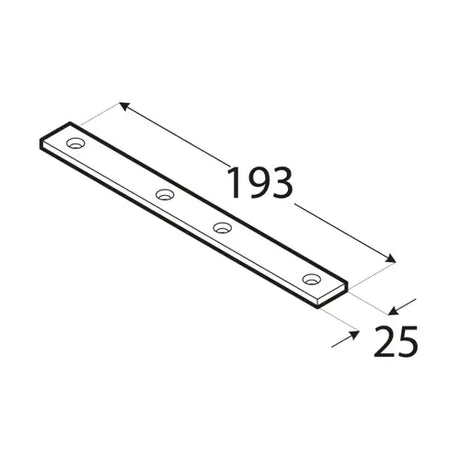 LW5 - Conector îngust 193x24x4,0 mm