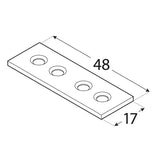 LW 50 - Conector îngust 48x14x1,5 mm