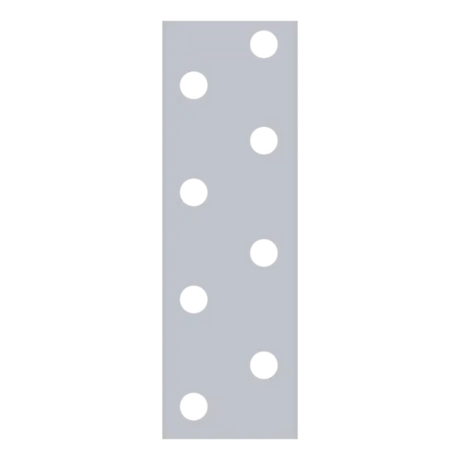 TM1/10 - Bandă de montaj perforată 25x1,5 mm /10m