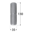 ZTK 35 Balama sudabilă cu bilă 35x130