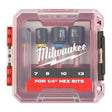 Milwaukee Set de 4 chei magnetice tubulare shw 4932492445