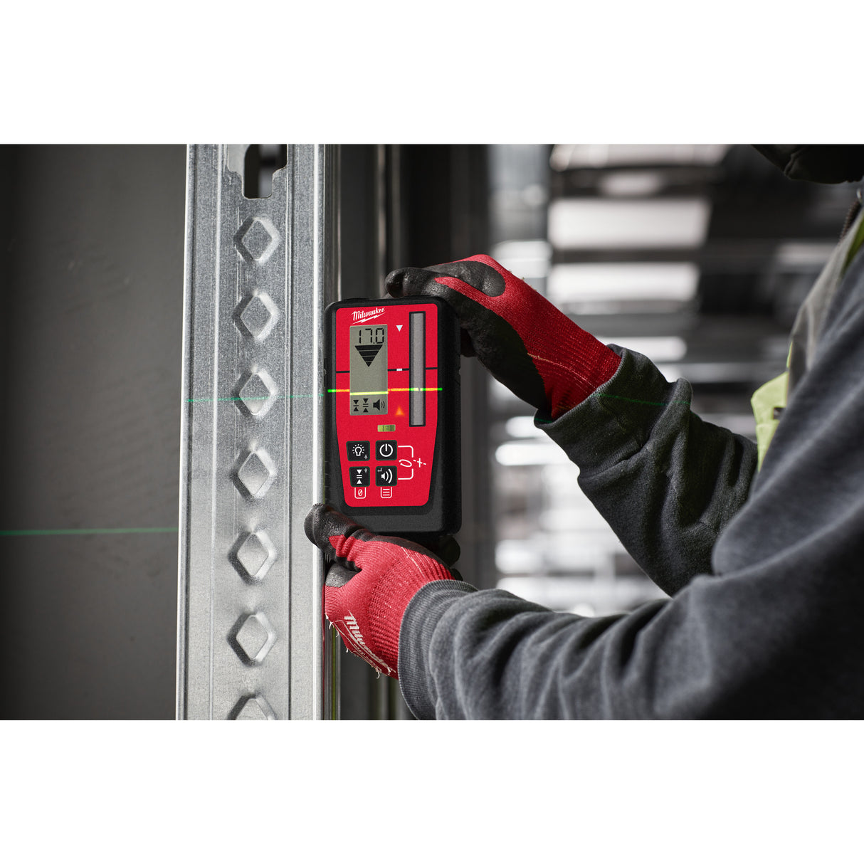 Milwaukee Detector laser liniar/rotativ roșu/verde 4932479555
