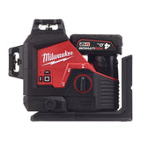 Nivelă laser M12™ verde 360° cu 3 planuri Milwaukee