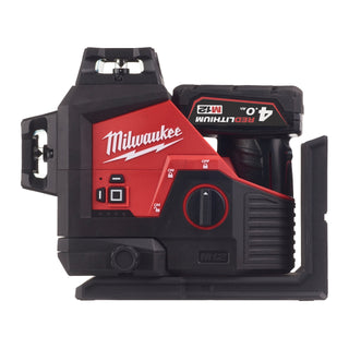 Nivelă laser M123PL verde 360° cu 3 planuri Milwaukee