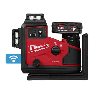 nivela laser verde m12 cu aliniere automata 360 in 3 planuri Milwaukee