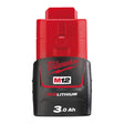 Milwaukee M12b3 acumulator 3.0ah   4932451388