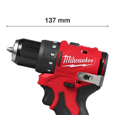 Milwaukee M12 BLDDRC-203C Mașină compactă de găurit, fără perii M12™ 4933499685