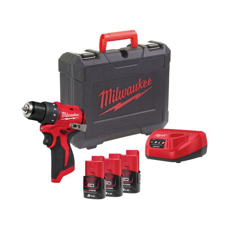 Milwaukee M12 BLDDRC-203C Mașină compactă de găurit, fără perii M12™ 4933499685