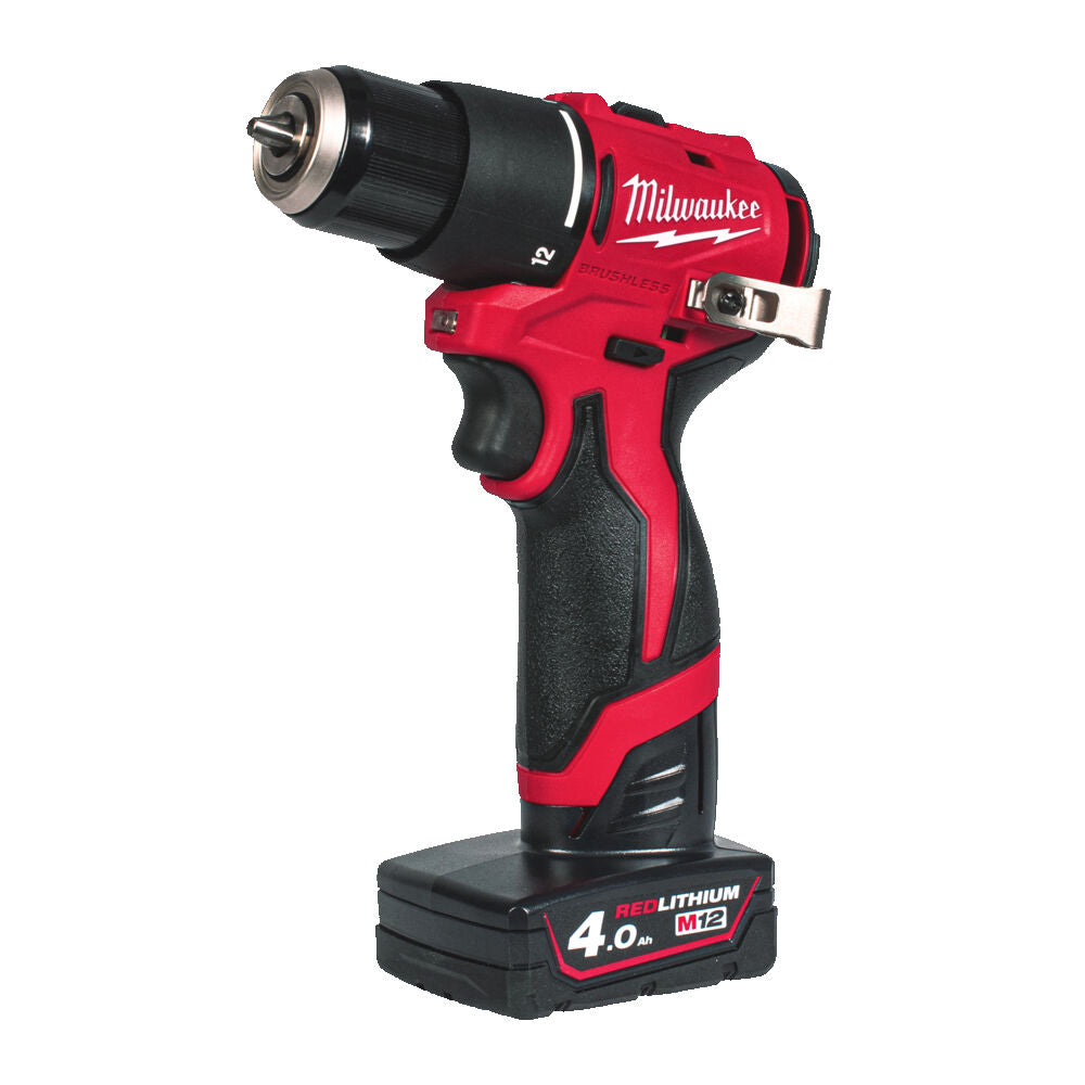 Mașină de găurit cu percuție Milwaukee M12 BLPDRC, motor fără perii, 40 Nm