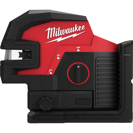 Nivelă laser M12™ cu linie transversală cu 4 puncte Milwaukee
