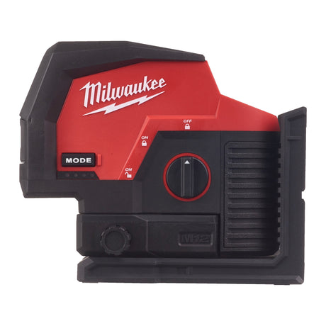 Nivelă laser M12™ cu linie transversală verde cu funcție fir cu plumb Milwaukee