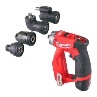 M12 FDDXKIT Mașină de găurit și înșurubat M12 FUEL™ cu accesorii interschimbabile Milwaukee