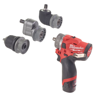 M12 FPDXKIT Mașină de găurit M12 FUEL™ subcompactă cu percuție și mandrină detașabilă Milwaukee