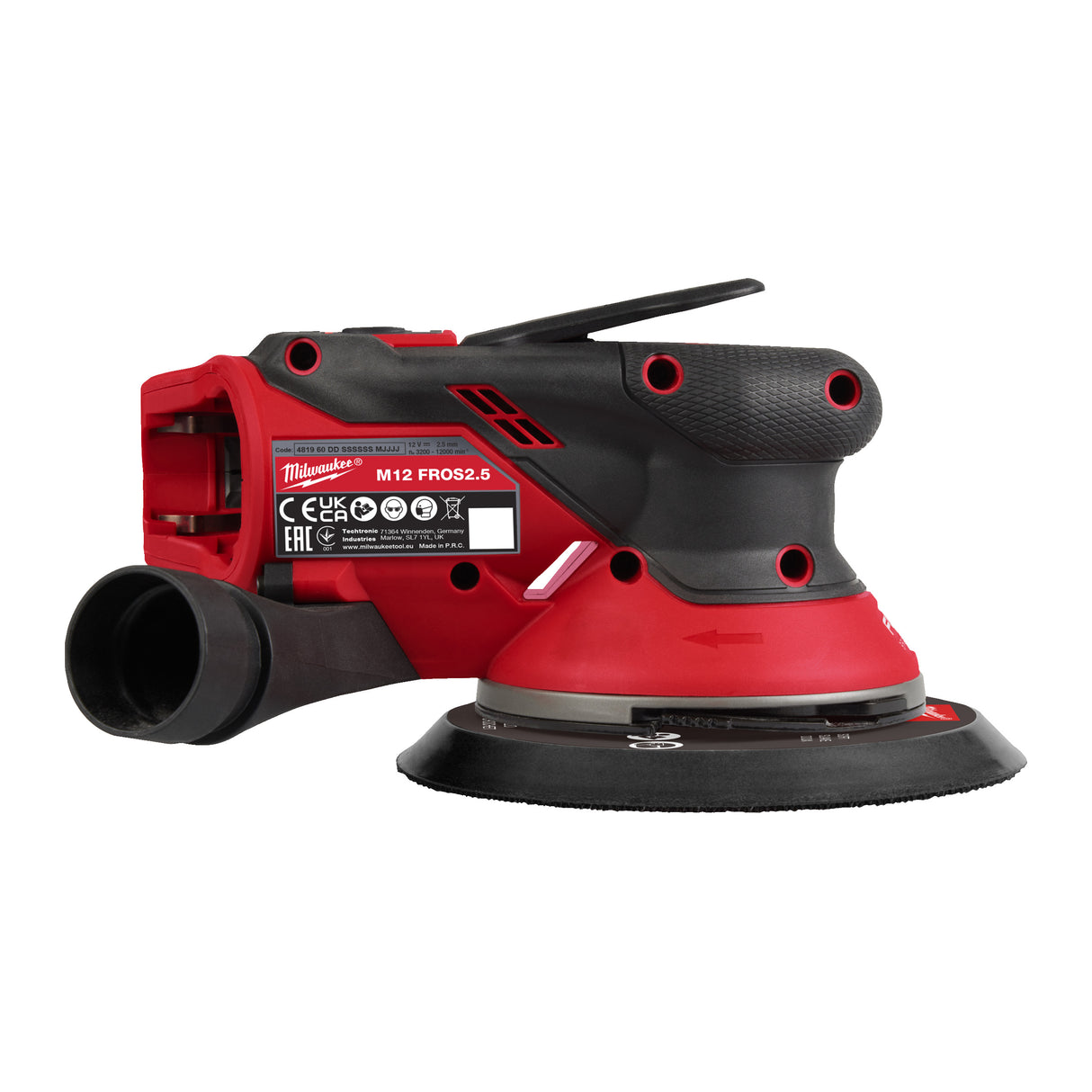 Milwaukee M12FROS2.5-0 Șlefuitor orbital M12 FUEL™ 150 mm cu orbită de 2.5 mm﻿ 4933493647