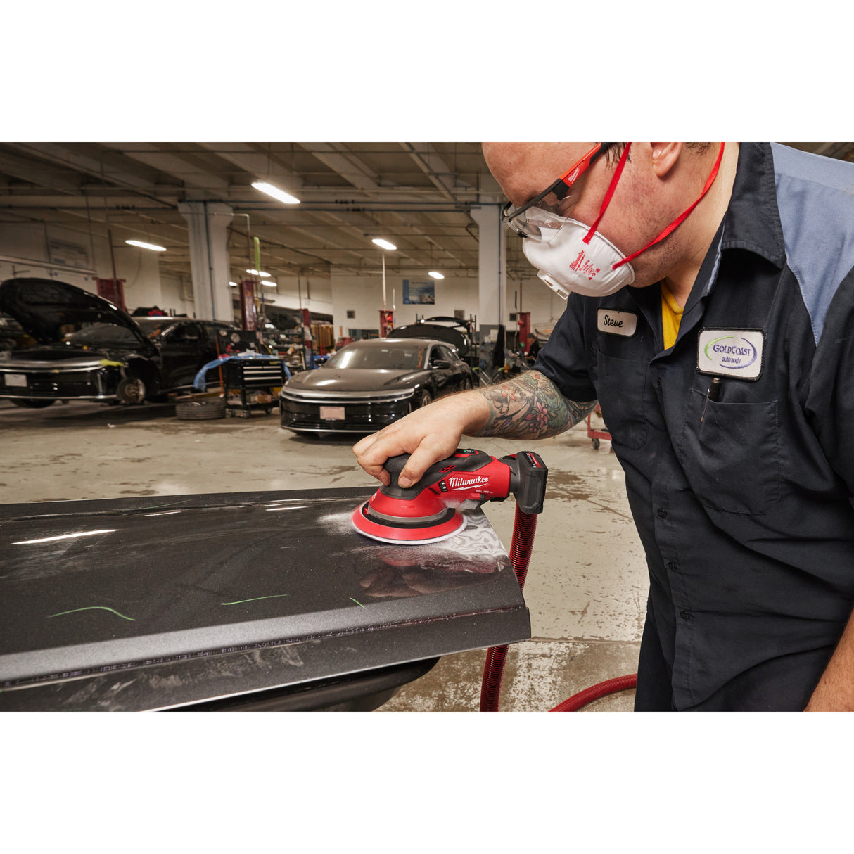 Milwaukee M12FROS2.5-502X Șlefuitor orbital M12 FUEL™ 150 mm cu orbită de 2.5 mm﻿ 4933493648
