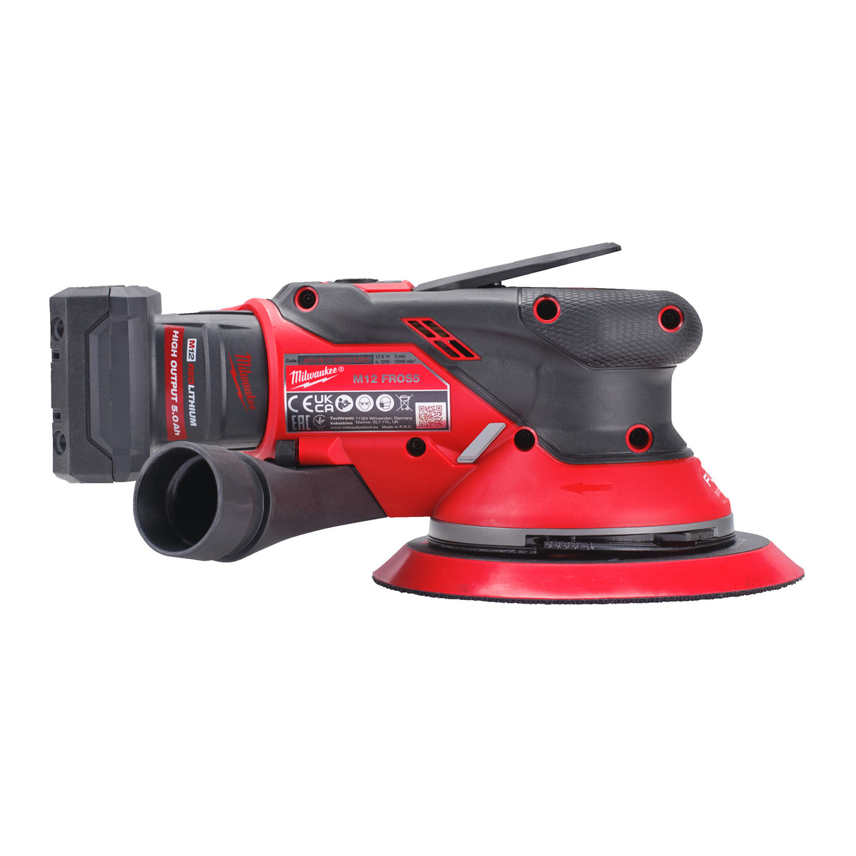 Milwaukee M12FROS5-502X Șlefuitor orbital M12 FUEL™ 150 mm cu orbită de 5.0 mm﻿ 4933493651