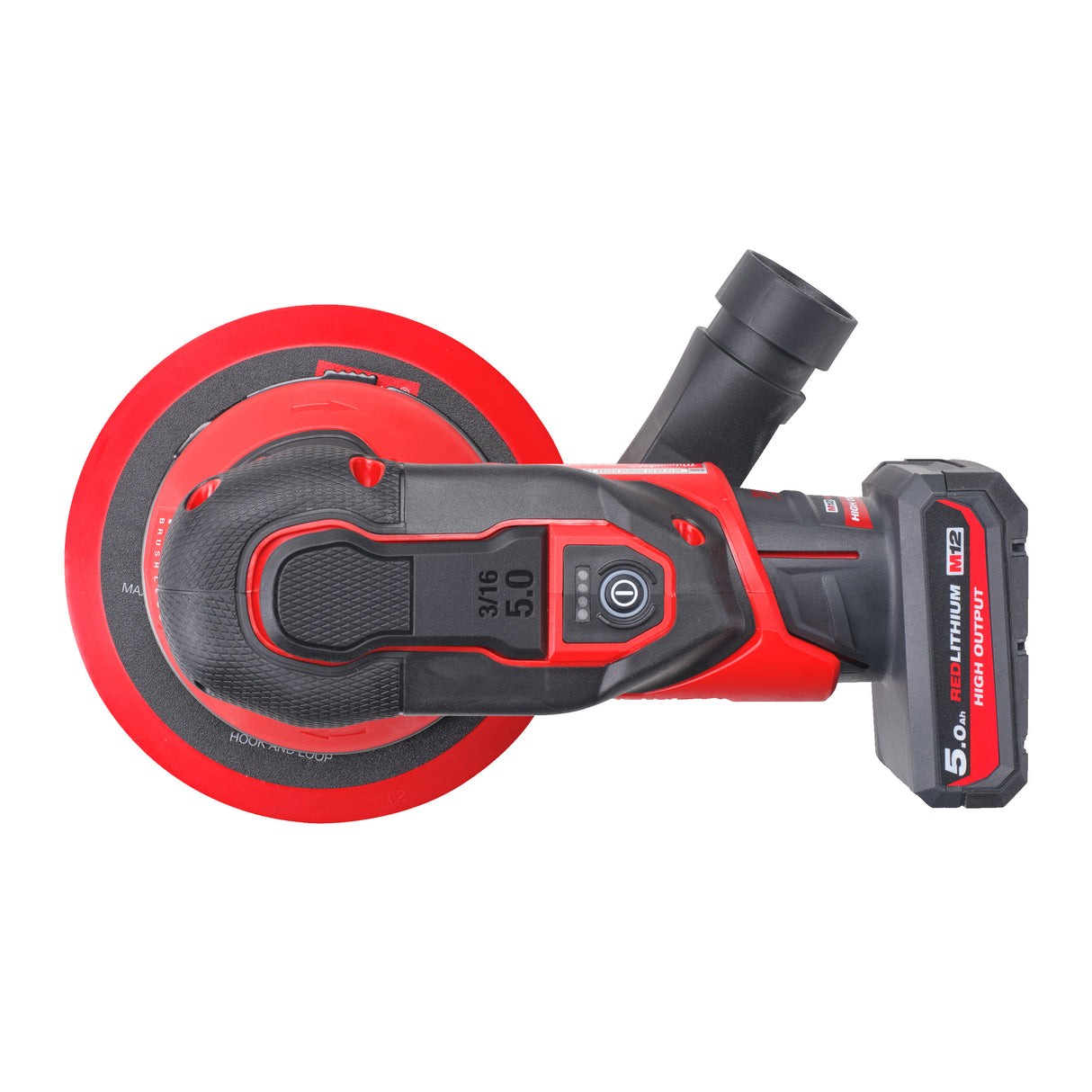 Milwaukee M12FROS5-502X Șlefuitor orbital M12 FUEL™ 150 mm cu orbită de 5.0 mm﻿ 4933493651