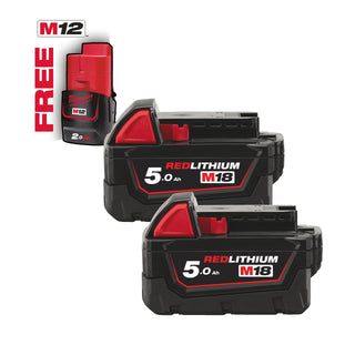 M18 B5 Acumulator M18™ 5,0 Ah Milwaukee
