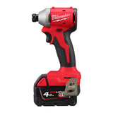 M18 BLIDRC Mașină de înșurubat compactă cu impact, fără perii¼″ Hex M18™ Milwaukee