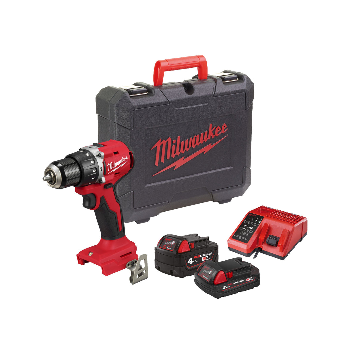 M18 BLPDRC Mașină de găurit compactă, cu percuție și motor fără perii M18™ Milwaukee