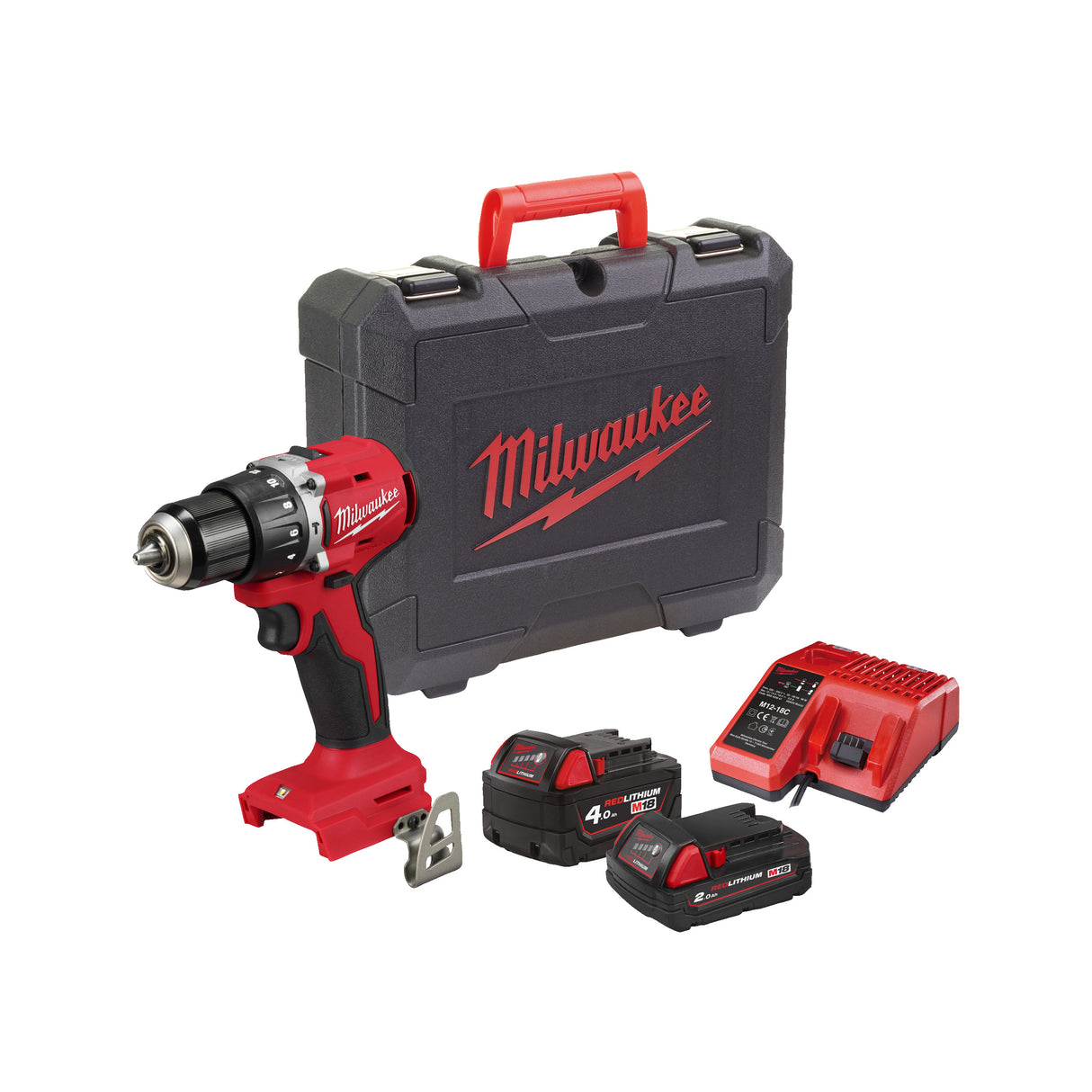 Milwaukee M18 blpdrc-422c mașină de găurit compactă, cu percuție și motor fără perii M18™﻿ 4933492825