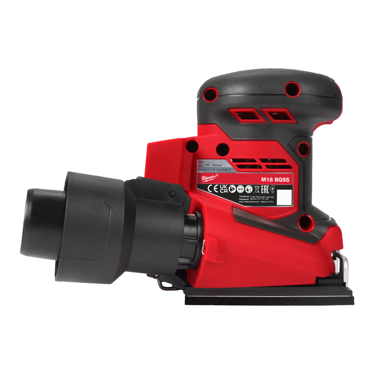 Milwaukee M18bqss-0 șlefuitor orbital rectiliniu   4933479966