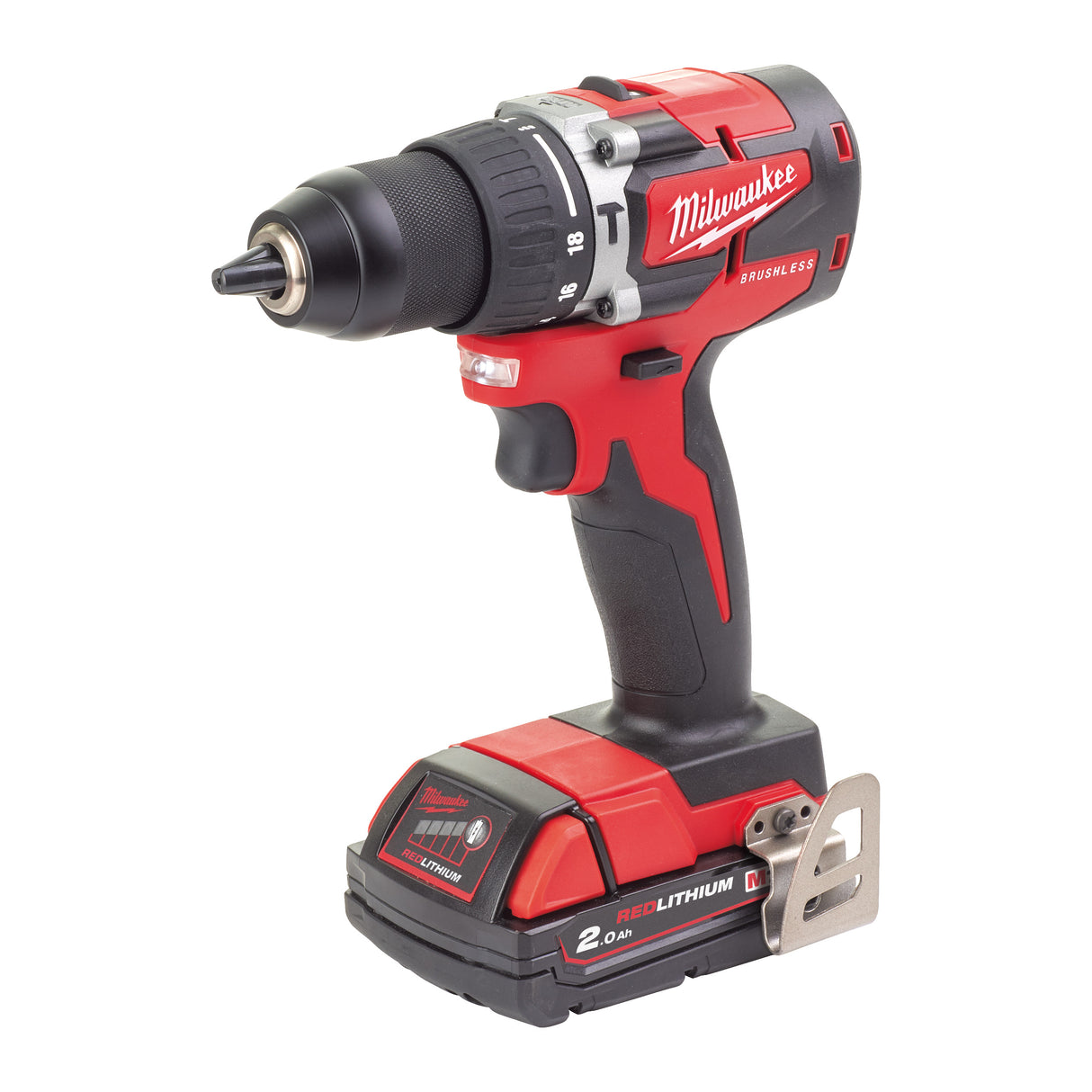 Milwaukee M18cblpd-202c mașină de găurit cu acumulator 4933464320