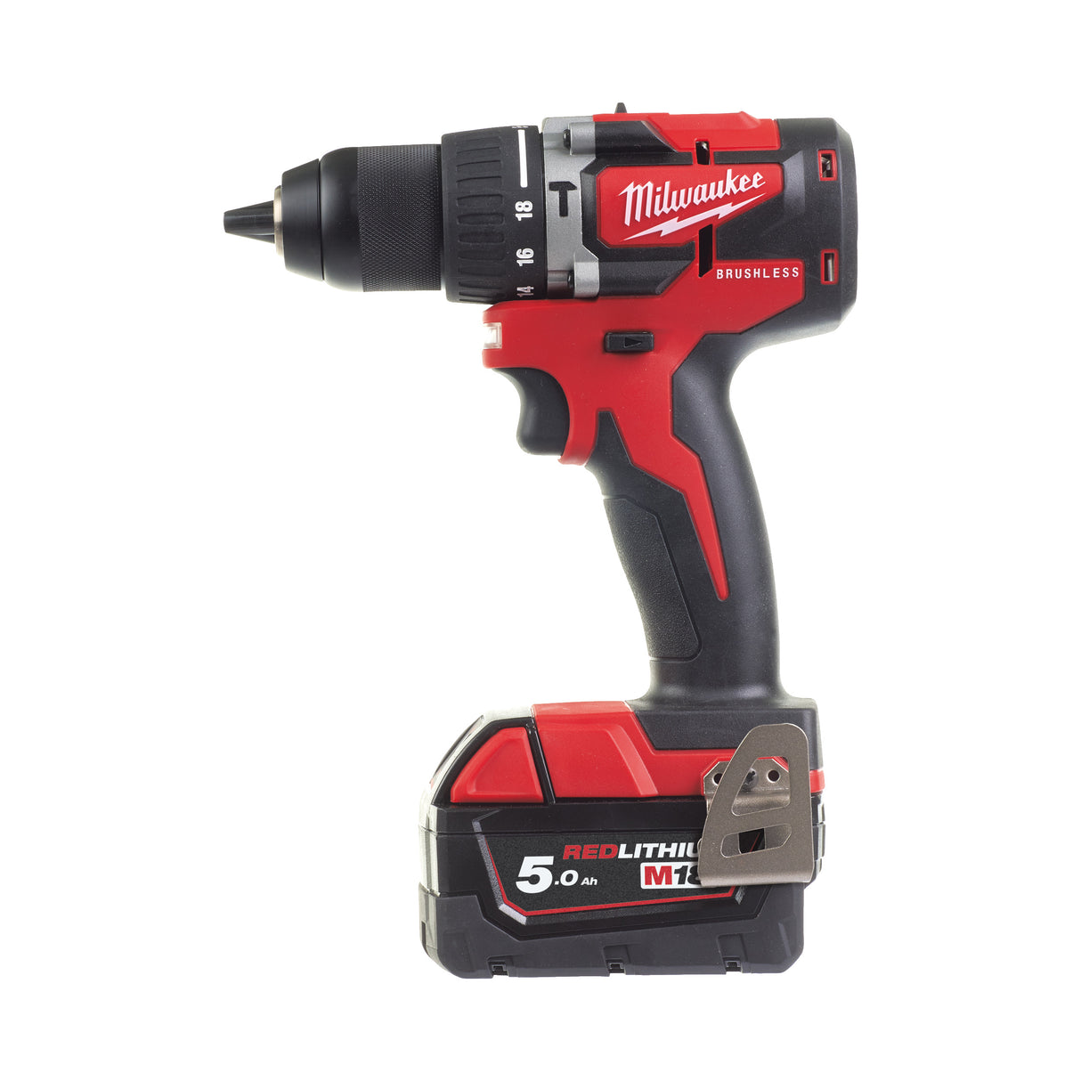 Milwaukee M18cblpd-502c mașină de găurit cu acumulator 4933464558