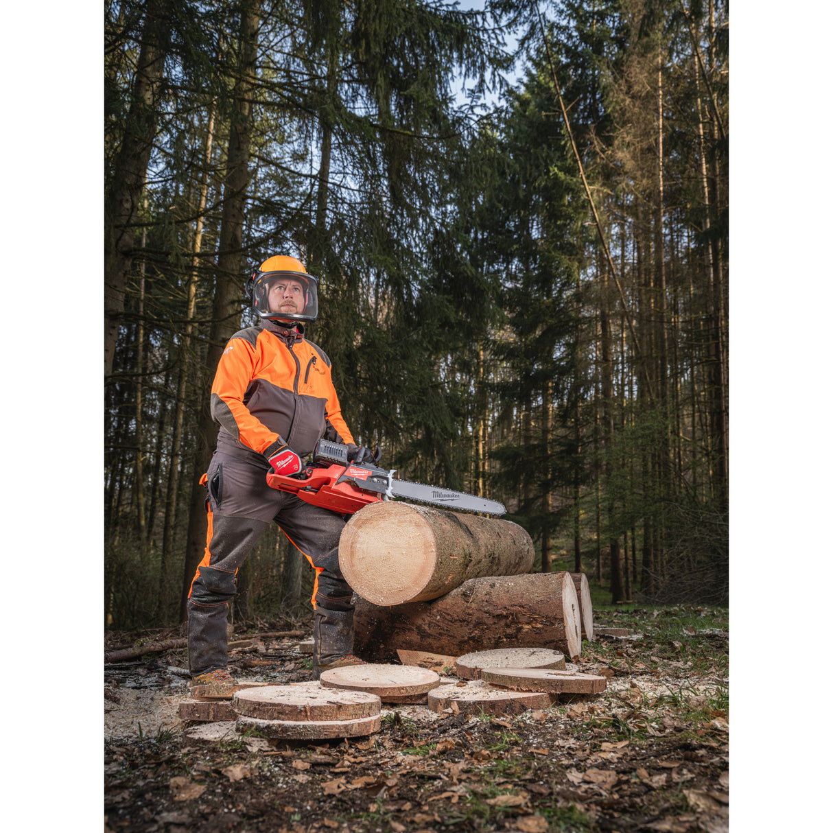 Milwaukee 4933480121 Fierăstrău cu lanț cu 2 acumulatori M18F2CHS50-802 FUEL™ 50 cm