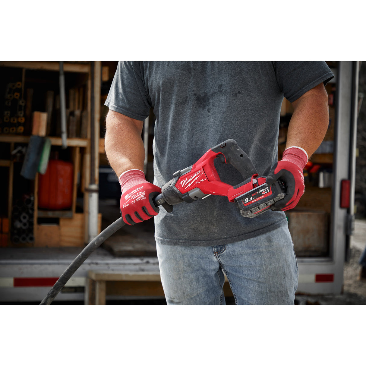 M18 FCVN24 Vibrator de beton cu lance M18 FUEL™ Milwaukee