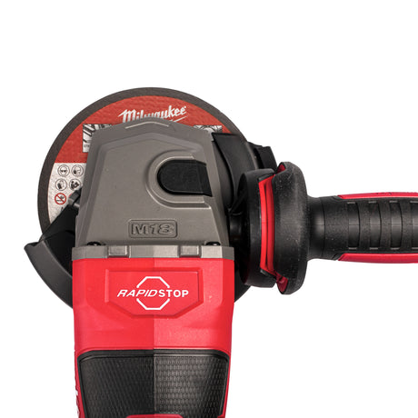 Milwaukee 4933493416 M18 FHSAG125XB2-802X Polizor unghiular de înaltă performanță 125 mm, cu frânare și schimbător lateral M18 FUEL™