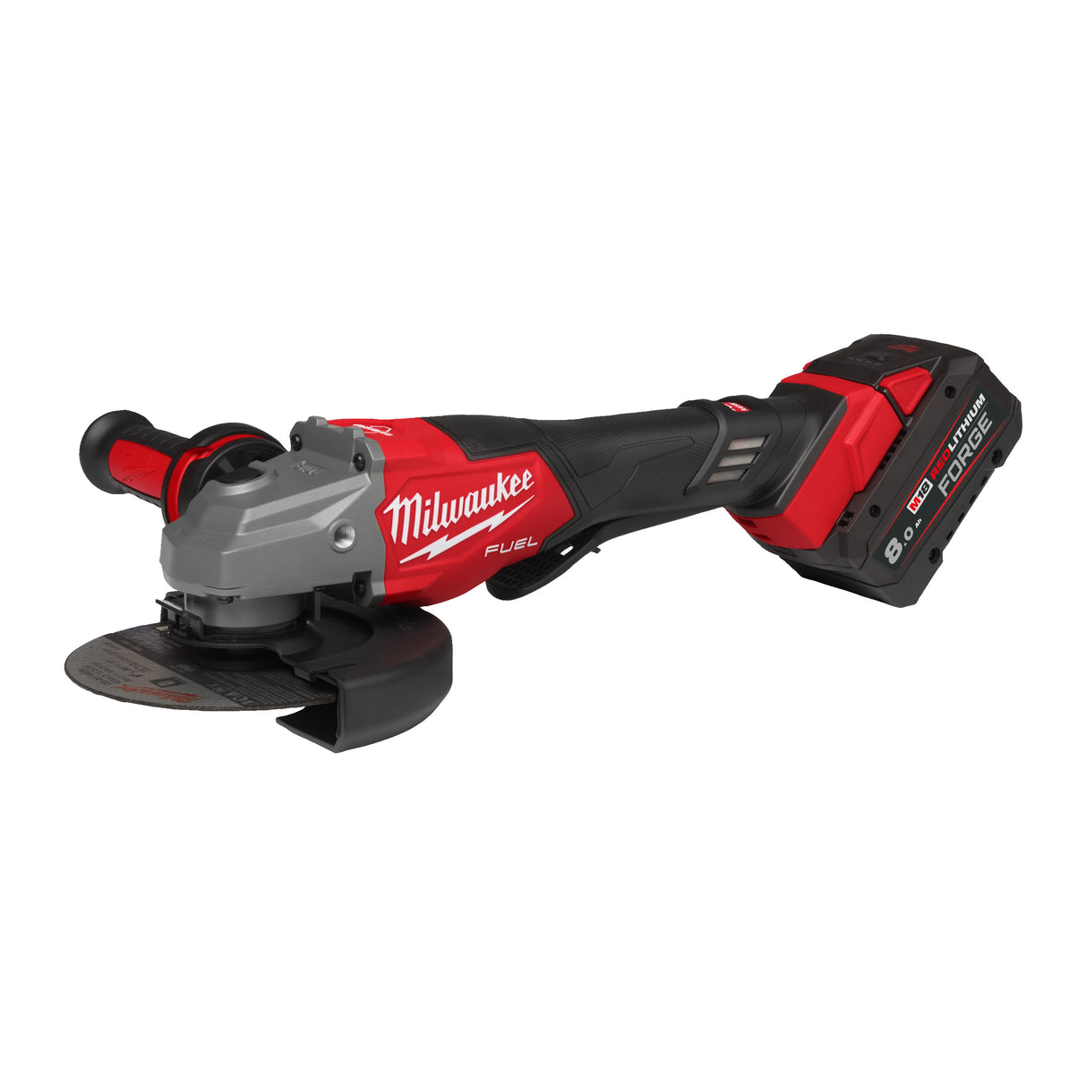 Milwaukee 4933493418 M18 FHSAG125XPDB2-802X Polizor unghiular de înaltă performanță cu frânare rapidă și comutator tip clapetă M18 FUEL™ 125 mm