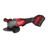 Milwaukee 4933493418 M18 FHSAG125XPDB2-802X Polizor unghiular de înaltă performanță cu frânare rapidă și comutator tip clapetă M18 FUEL™ 125 mm