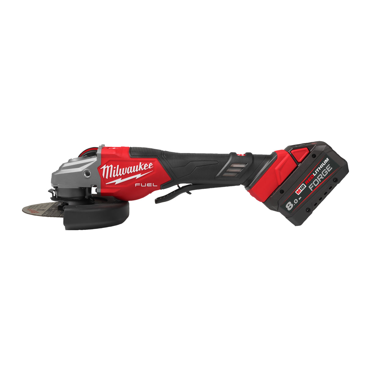 Milwaukee 4933493418 M18 FHSAG125XPDB2-802X Polizor unghiular de înaltă performanță cu frânare rapidă și comutator tip clapetă M18 FUEL™ 125 mm