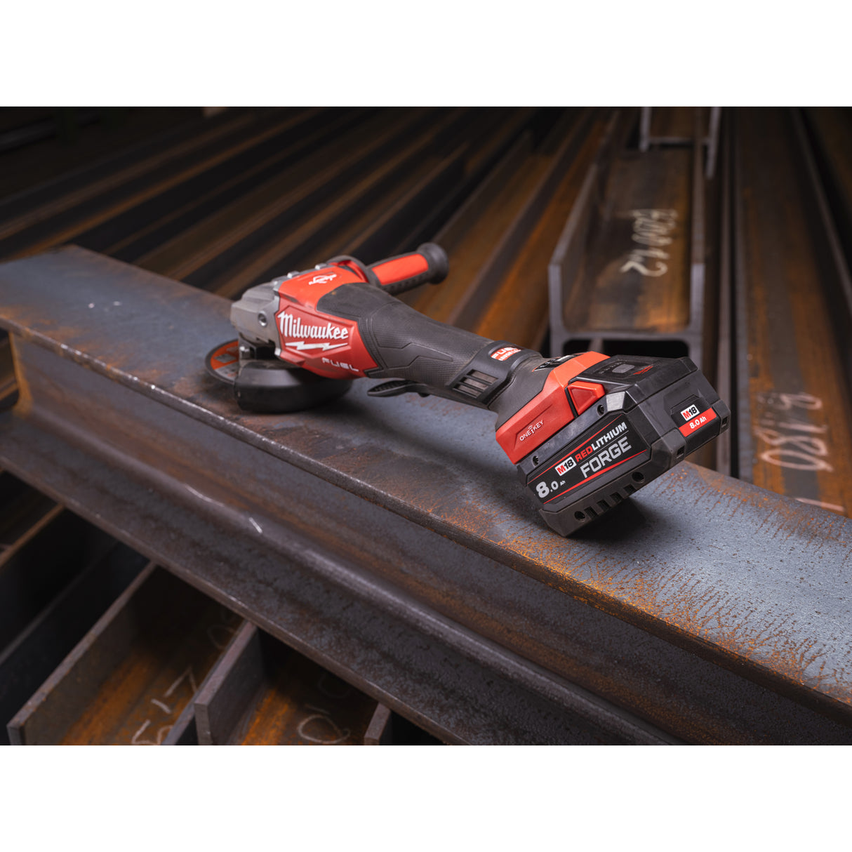 Milwaukee 4933493420 M18 FHSAGO125VXPDB2-802X Polizor unghiular de înaltă performanță, 125 mm cu frânare, viteză variabilă și one-key™ M18 FUEL™
