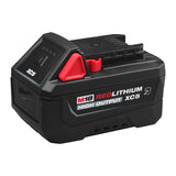 M18 HB5-CR Acumulator M18 HIGH OUTPUT 5,0 Ah cu rezistenta la chimicale Milwaukee - vedere laterala