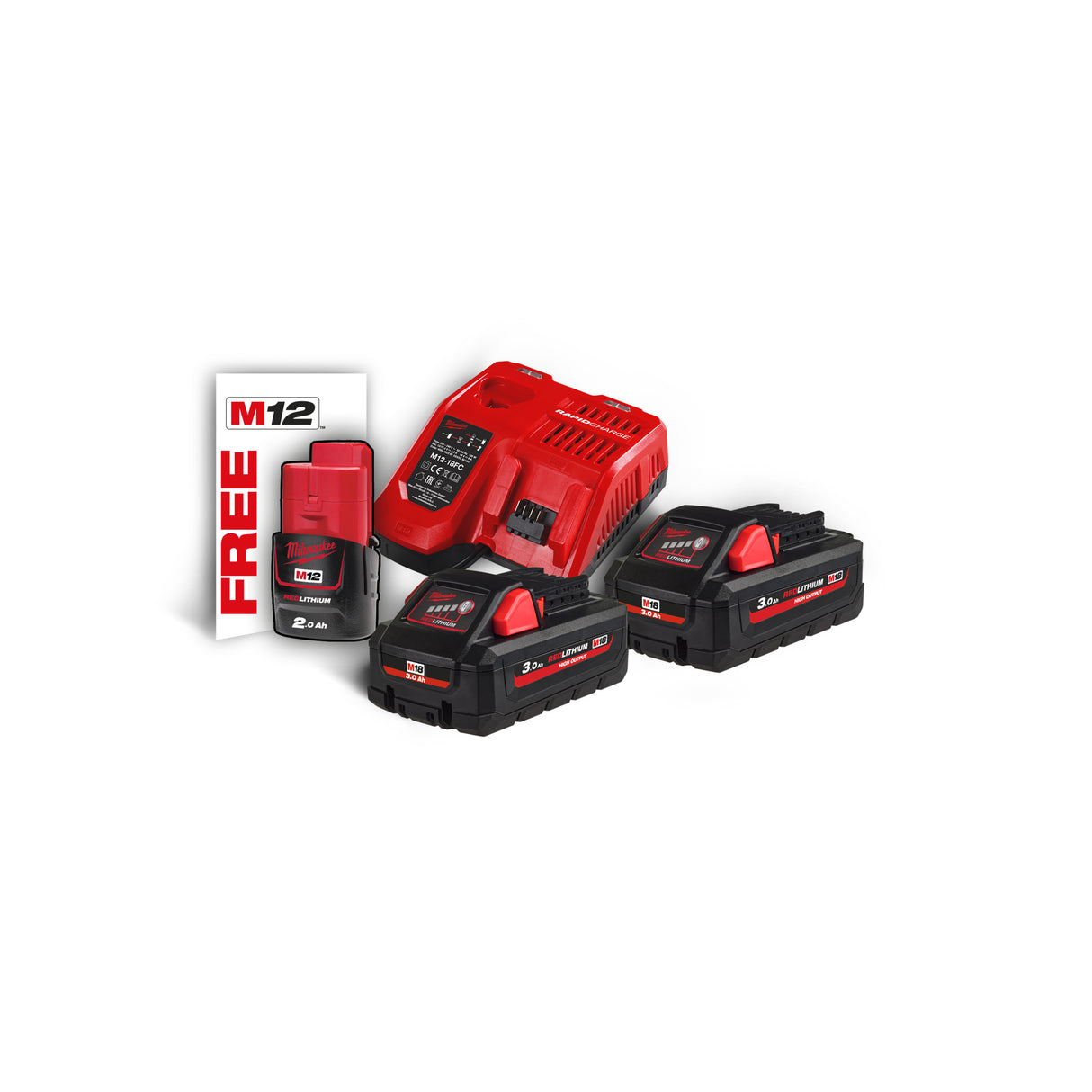 Milwaukee M18hnrg-302 încărcător+acumulat.   4933471071