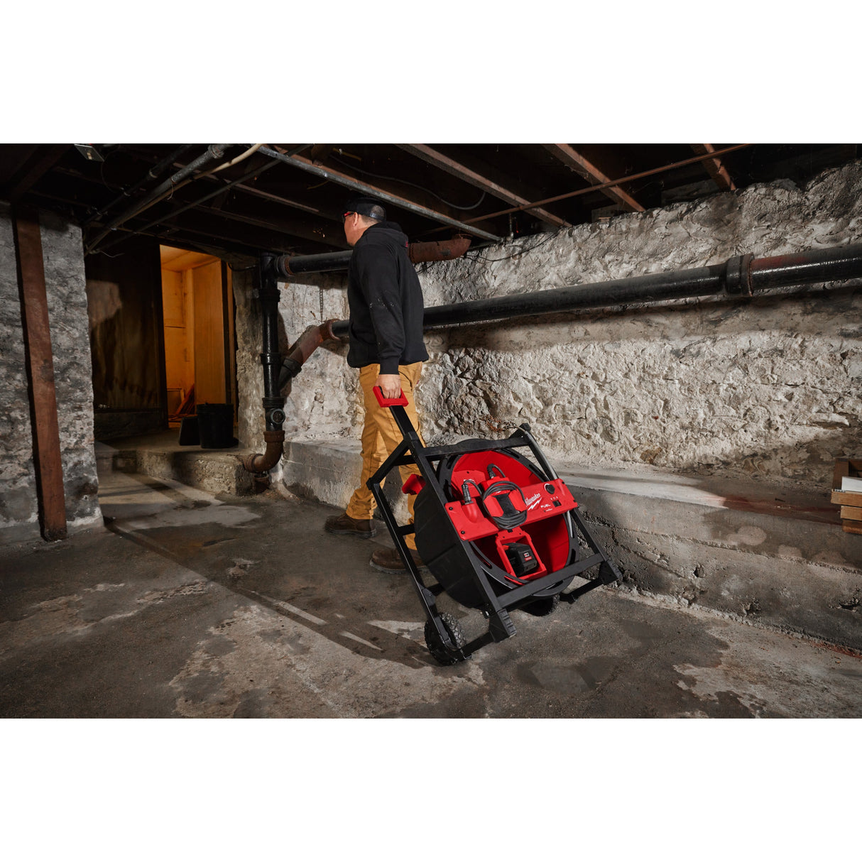 M18 HSFSM Mașină desfundare M18™ cu ax flexibil de mare viteză Milwaukee