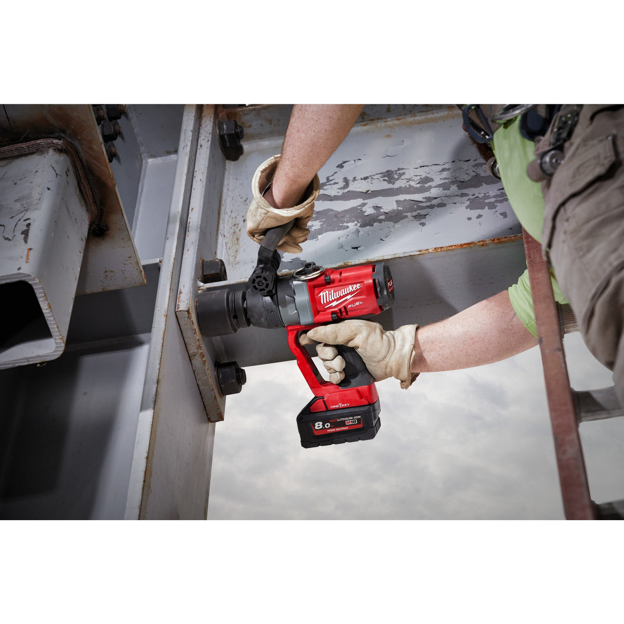 M18 ONEFHIWF1 Cheie de impact 1″ ONE-KEY™ M18 FUEL™, cuplu ridicat și inel de fixare Milwaukee