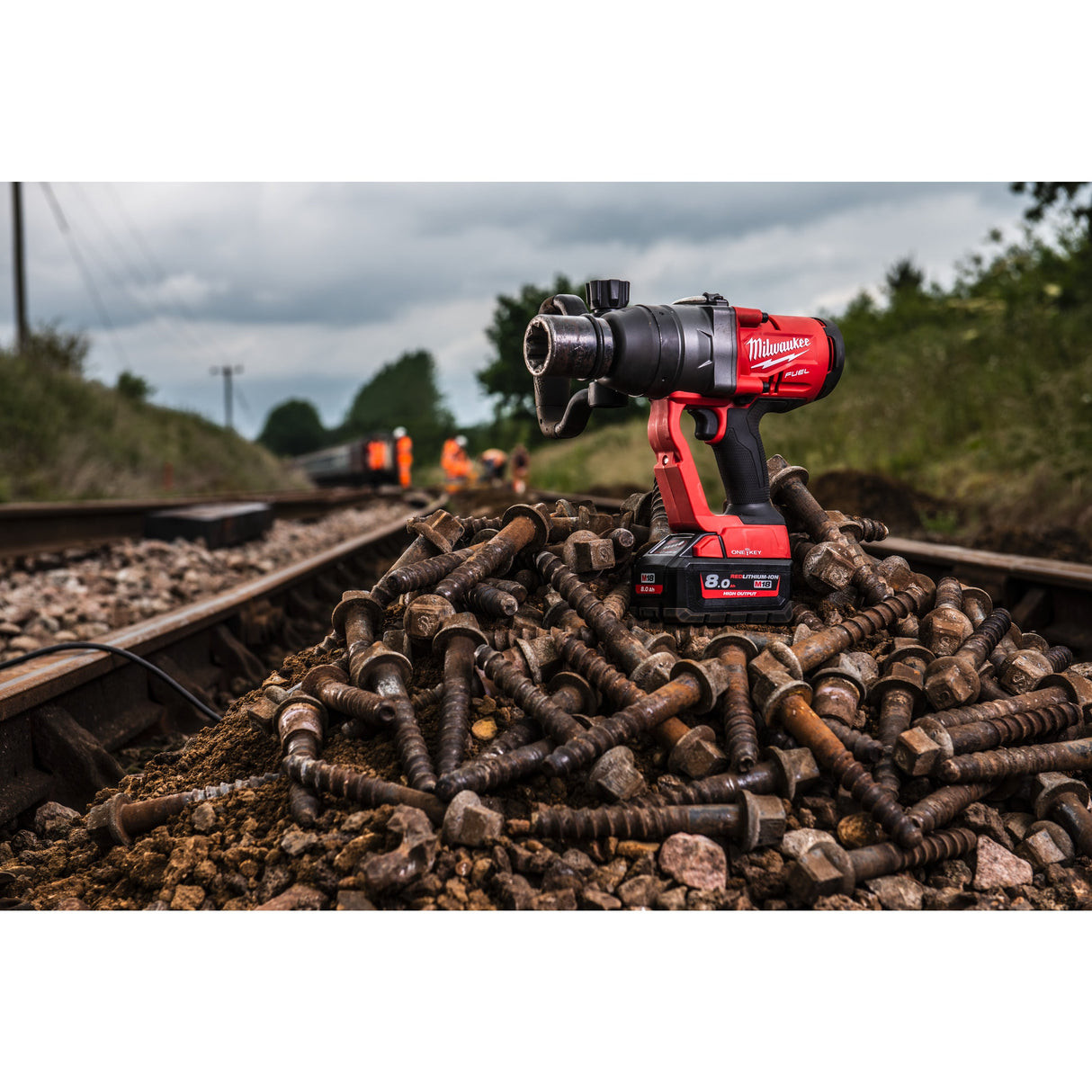 M18 ONEFHIWF1 Cheie de impact 1″ ONE-KEY™ M18 FUEL™, cuplu ridicat și inel de fixare Milwaukee