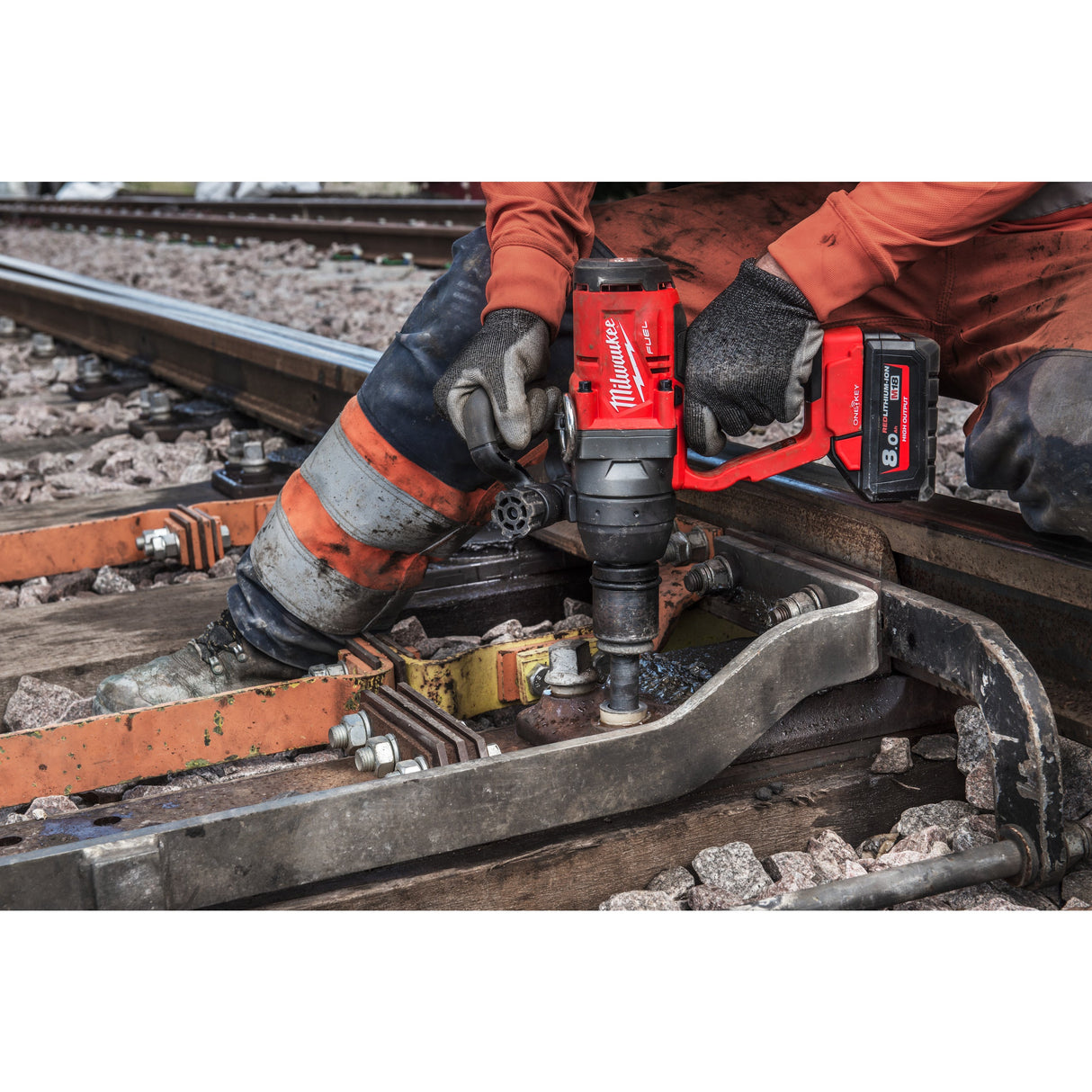 M18 ONEFHIWF1 Cheie de impact 1″ ONE-KEY™ M18 FUEL™, cuplu ridicat și inel de fixare Milwaukee