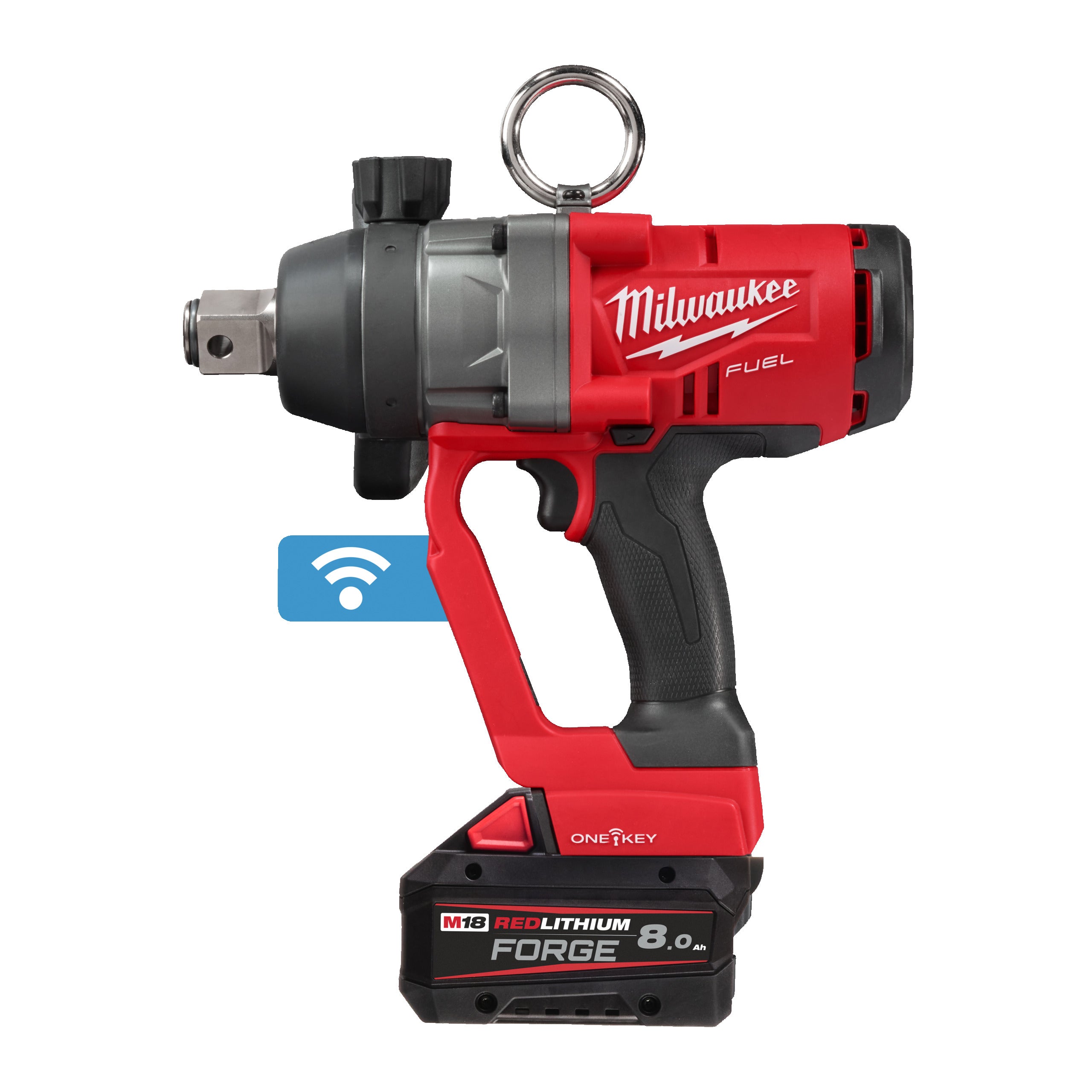 M18 ONEFHIWF1 Cheie de impact 1″ ONE-KEY™ M18 FUEL™, cuplu ridicat și inel de fixare Milwaukee