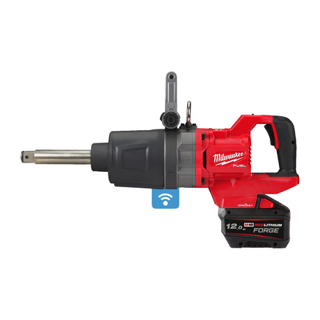 Milwaukee M18ONEFHIWF1D-121C Cheie de impact 1˝ ONE-KEY™ M18 FUEL™ cu mâner-D, cuplu ridicat, inel de fixare și gât lung 4933499251