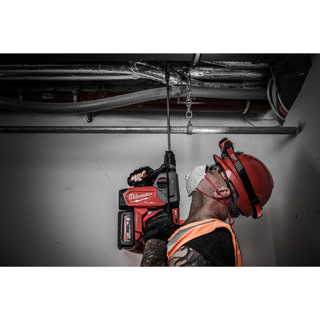 Milwaukee M18onefhx-552x ciocan rotopercutor cu acumulator 4933478504